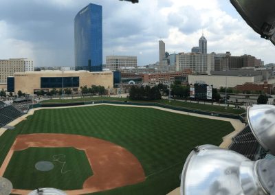 Victory Field, home of the Indianapolis Indians. Completed service work and lighting audits.